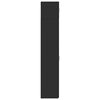 vidaXL Dulap depozitare slim negru 30x42,5x225 cm lemn prelucrat