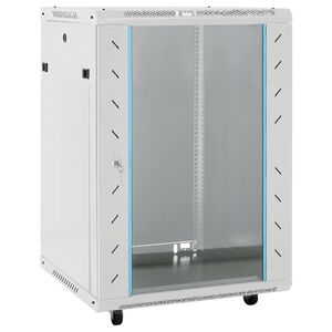 vidaXL Dulap server, picioare pivotante, 18U, 19" IP20 60x45x86 cm