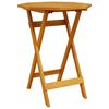 vidaXL Set de bistro pliabil, 3 piese, lemn masiv de acacia