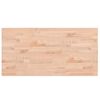 vidaXL Blat de masă 100x50x2,5 cm dreptunghiular, lemn masiv de fag