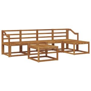 vidaXL Set de canapele de exterior 6 pcs natural
