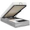 vidaXL Cadru de pat otoman Sonoma gri 203 x 100 x 25 cm Lemn prelucrat