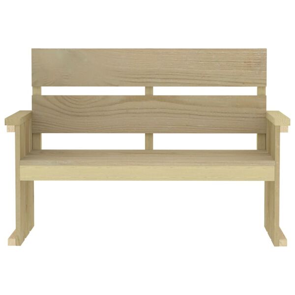 vidaXL Set mobilier de exterior, 3 piese, lemn de pin tratat