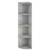 vidaXL Raft de colț 4 niveluri 41,5 x 41,5 x 143 cm Lemn prelucrat