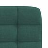 vidaXL Scaune de bucătărie, 2 buc., verde închis, material textil