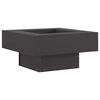 vidaXL Bol de foc Negru 80 x 80 x 40 cm Oțel rezistent de intemperii