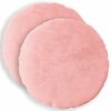 vidaXL Husă pentru pernă 2 pcs HEERLEN Roz &Oslash; 30 cm Flanelă