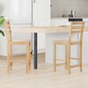 vidaXL Scaune de dining 2 pcs natural 40 x 47,5 x 99,5 cm