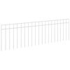 vidaXL Panou de gard de grădină 12 buc. 100 x 30 cm Oțel Galvanizat