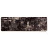 vidaXL Covor Runner MARSA Negru 100 x 350 cm Poliester și PVC