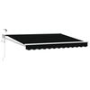 vidaXL Cort electric retractabil Negru 3 x 2,5 m