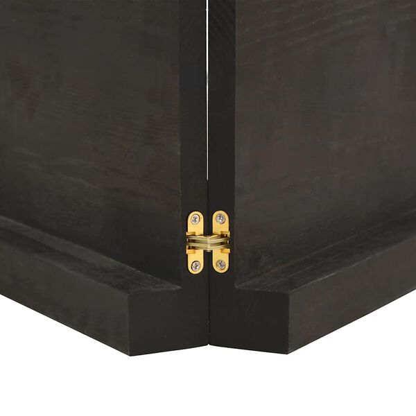 vidaXL Raft de perete maro &icirc;nchis lemn masiv stejar tratat