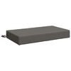 vidaXL Pernă de spate SOEST 100% Polyester Gri 70 x 40 x 10 cm