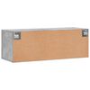 vidaXL Dulap de perete, gri beton, 100x36,5x35 cm, lemn prelucrat