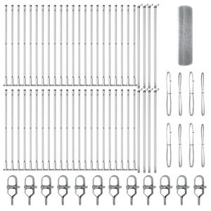 vidaXL St&acirc;lp de gard. Argintiu