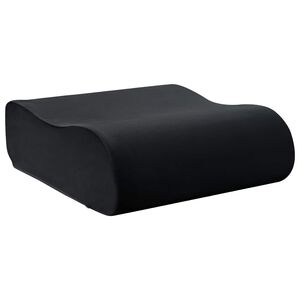 vidaXL Pernă pentru șezut Simplu Negru 40 x 40 x 13 cm Spumă PU