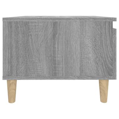 vidaXL Masă laterală, gri sonoma, 50x46x35 cm, lemn compozit