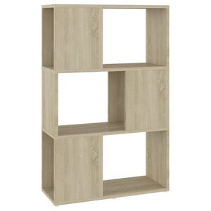 vidaXL Bibliotecă/Separator cameră, stejar sonoma, 60x24x94 cm, PAL