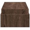 vidaXL Suport monitor cu depozitare, stejar maro, 100x27x15 cm, lemn