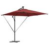 vidaXL Parasol banana cu brațe Terracota 249 x 249 x 250 cm