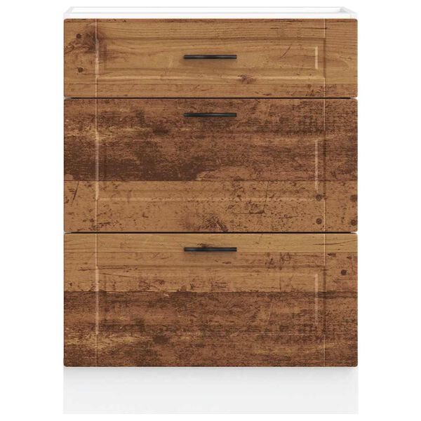 vidaXL Dulap bază de bucătărie &bdquo;Porto&rdquo; Lemn vechi, lemn de inginerie