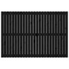 vidaXL Tăblie de pat pentru perete negru 159,5x3x110 cm lemn masiv pin
