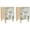 vidaXL Dulap de noapte GOTHA 2 buc. Stejar Sonoma 36 x 33 x 50 cm