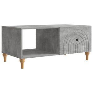 vidaXL Masă de cafea Gri Beton 90 x 50 x 40 cm Lemn prelucrat