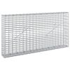 vidaXL Gabion cu fir de 5 mm și plasă de 5x2,5 cm 100x10x50 cm