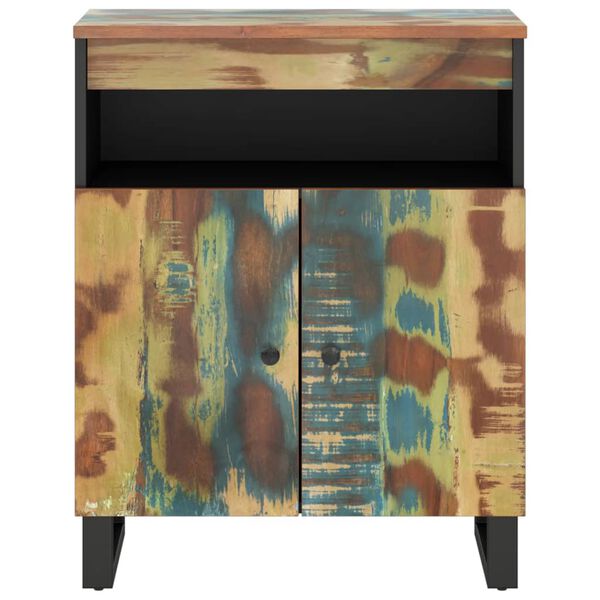 vidaXL Servantă cu 2 uși, 60x33x75 cm, lemn masiv recuperat