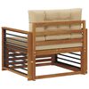 vidaXL Set de canapele de exterior Lemn de acacia solid și poliester
