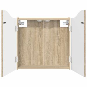 vidaXL Cabinet pentru ținte de darts Stejar Sonoma 56 x 12 x 63 cm