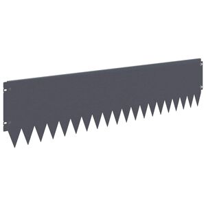 vidaXL Margine pentru gazon 10 buc. 103 x 25 cm Oțel Antracit