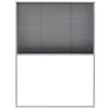 vidaXL Ecran insecte pentru ferestre, aluminiu, 60x80 cm
