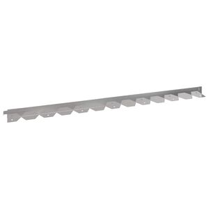 vidaXL Margine pentru gazon 10 buc. 102 x 4 x 4 cm Oțel Argintiu