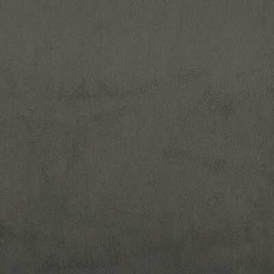 vidaXL Taburet, gri închis, 60x60x36 cm, catifea