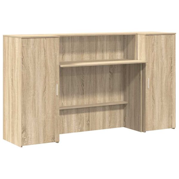 vidaXL Birou de recepție Stejar Sonoma 180x50x103,5 cm Lemn prelucrat