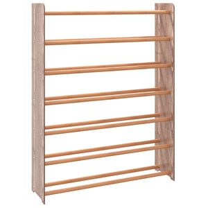 vidaXL Pantofar, maro, 90x24x117 cm, lemn compozit