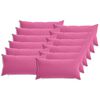 vidaXL Husă pentru pernă 12 pcs HEERLEN Roz 40 x 80 cm Poliester