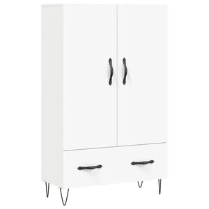 vidaXL Dulap &icirc;nalt, alb, 69,5x31x115 cm, lemn prelucrat