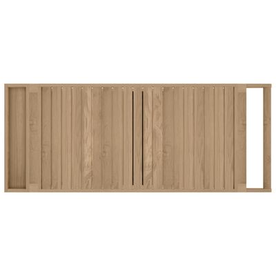 vidaXL Cărucior de bar, 120x50x90 cm, lemn masiv de tec