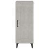 vidaXL Servantă, gri beton, 34,5x34x90 cm, lemn compozit