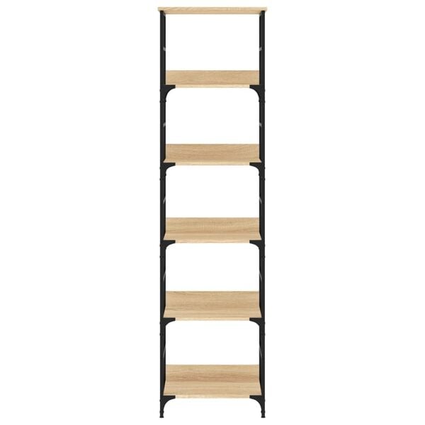 vidaXL Bibliotecă Stejar Sonoma 50x33x188,5 cm Lemn stratificat