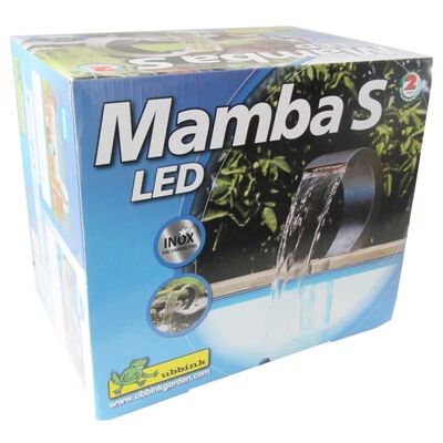 Ubbink Cascadă Mamba, S-LED, oțel inoxidabil