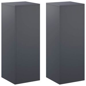 vidaXL Suport pentru plante 2 pcs Antracit 30 x 30 x 80 cm