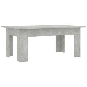 vidaXL Măsuță de cafea, gri beton, 100x60x42 cm, lemn prelucrat