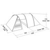 Easy Camp Cort Galaxy 300, pentru 3 persoane, verde rustic