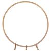 vidaXL Arc de nuntă Maro deschis 224 x 80 x 220 cm Lemn de pin masiv