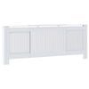 vidaXL Mască pentru calorifer, alb, 205 cm, lemn prelucrat