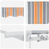 vidaXL Cortina Retractabilă Multicolour 250 x 200 cm țesătură